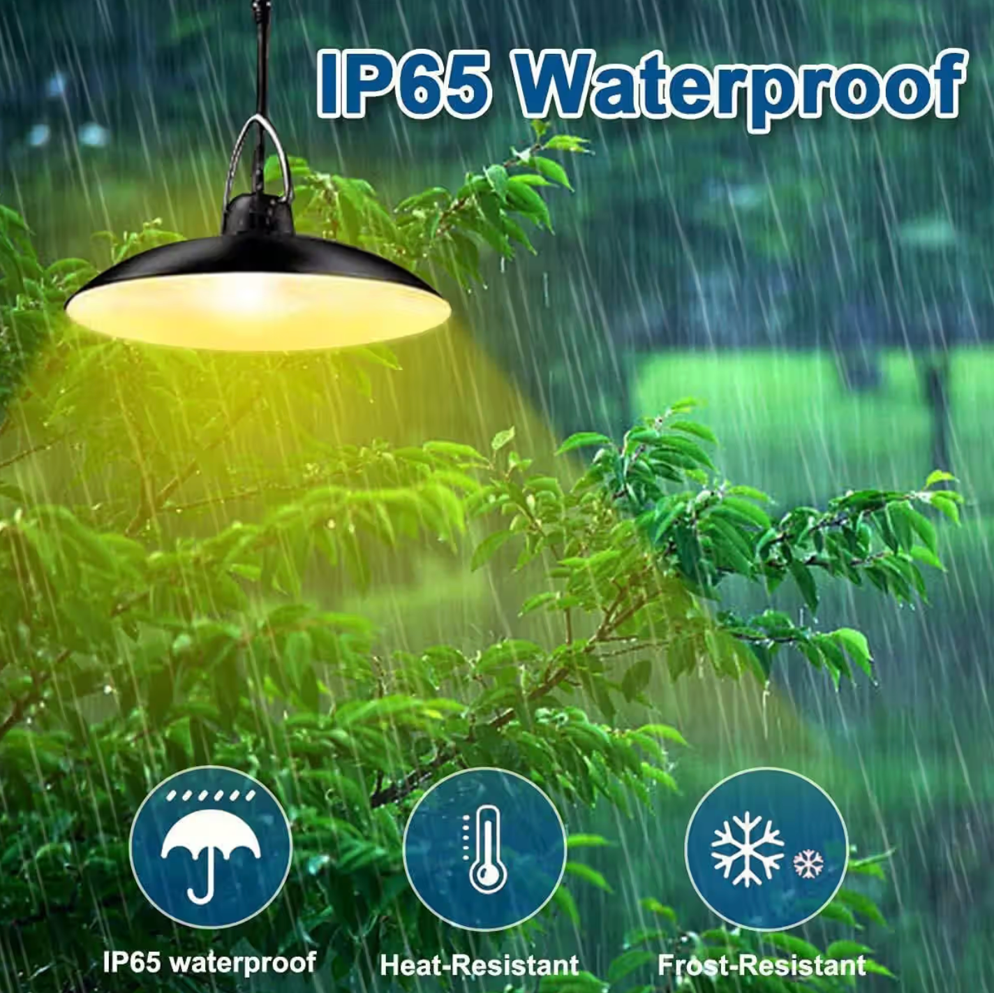 Solar Powered Indoor/Outdoor Solar Pendant Light